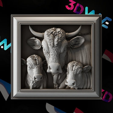 COWS 3d stl - 3DWave.us